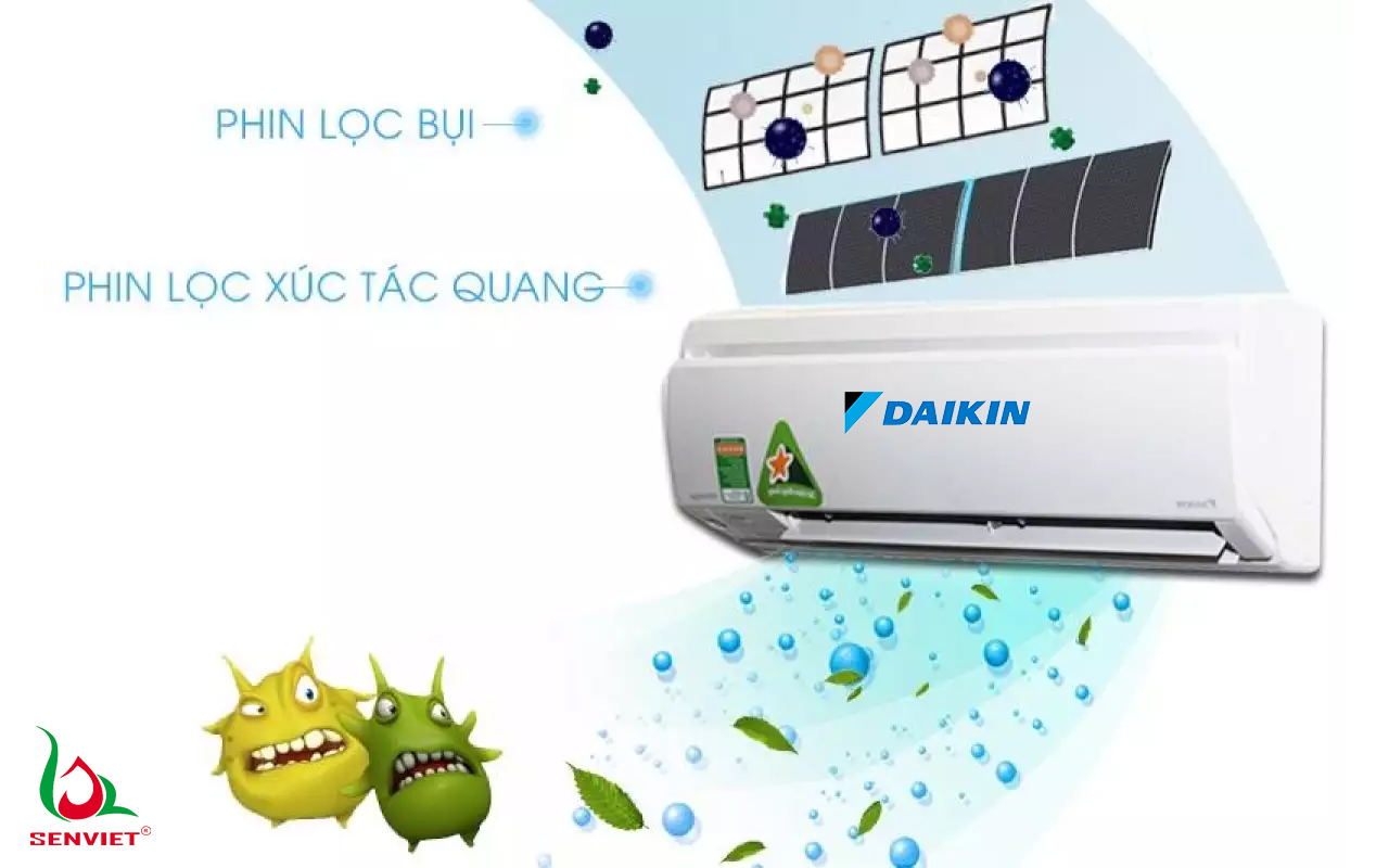 công nghệ lọc không khí điều hòa Daikin