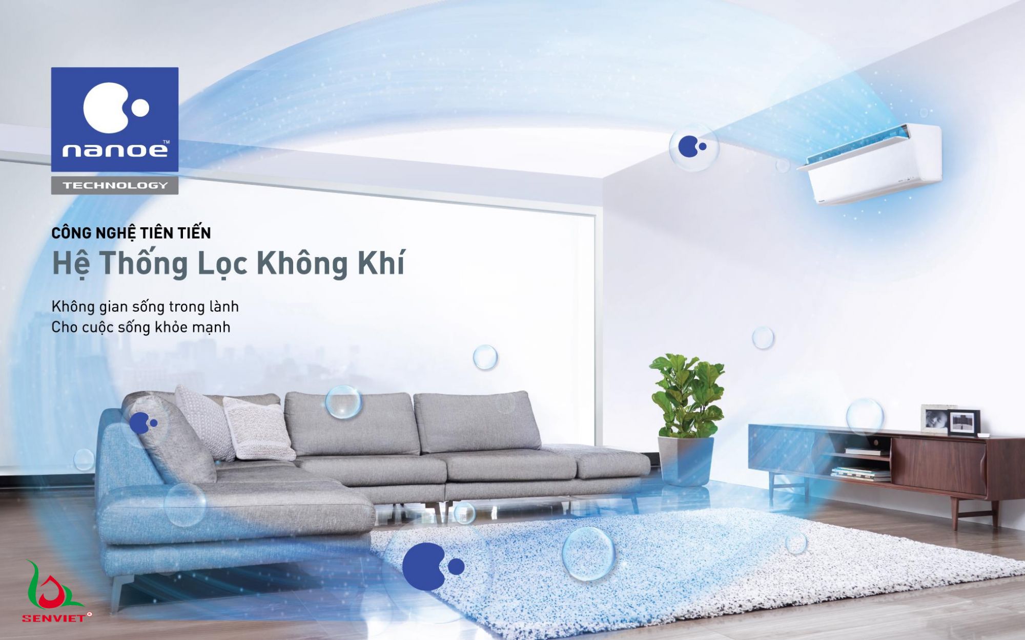 công nghệ lọc không khí điều hòa Panasonic