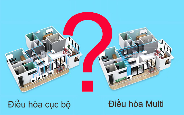 [Review] So sánh điều hòa multi và điều hòa cục bộ