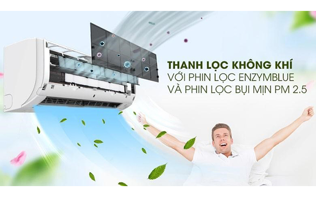 điều hòa Daikin lọc bụi mịn PM 2.5